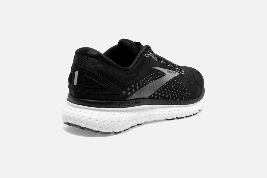 Brooks Glycerin 18 Road Running Shoes - Womens - Black/White - UD0764825